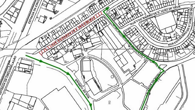 Prorrogação do condicionamento de trânsito - Bairro de S. João de Deus