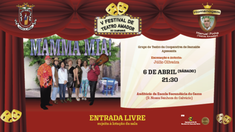 Mamma Mia! sobe à cena no Festival de Teatro Amador