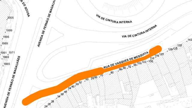 Condicionamento de Trânsito - FERNÃO DE MAGALHÃES (Avª. de)