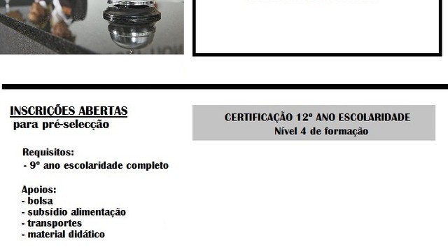 CURSO EFA - NÍVEL SECUNDÁRIO - RECEPCIONISTA HOTEL